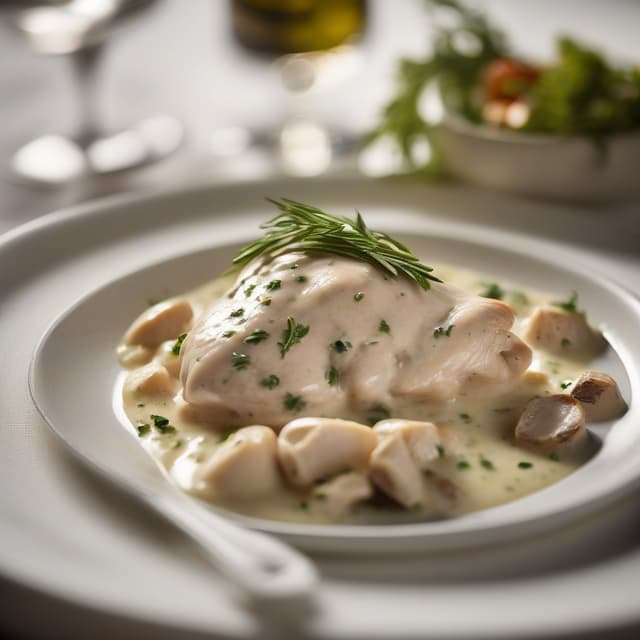 Creamy Chicken and Herb Fricassee