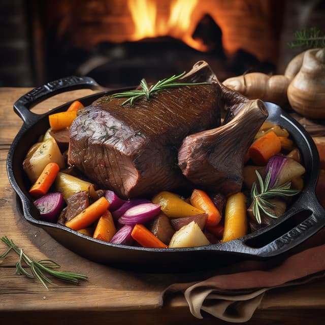 Herbed Beef and Root Vegetable Roast